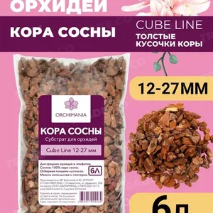 Кора сосны 12-27 мм. Куб 6л.